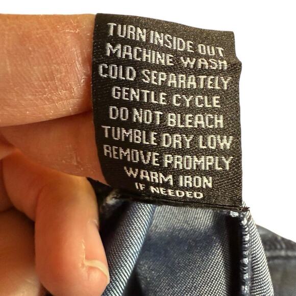 Deja Bleu Premium Denim Maxi Skirt Tiered Belted Prairie Western Boho M Peasant - Picture 7 of 9